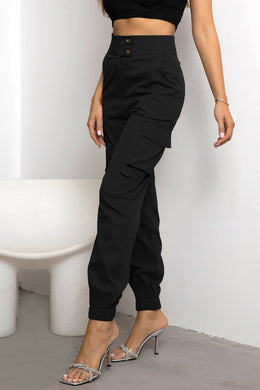 High-Waist Cargo Pants | Forever 40