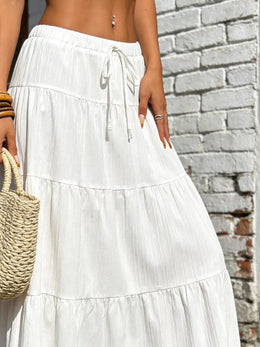 Tiered Maxi Skirt Waist | Forever 40