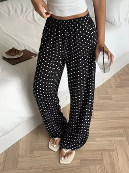 Polka Dot Wide-Leg Pants | Forever 40