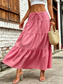Tiered Maxi Skirt Waist | Forever 40
