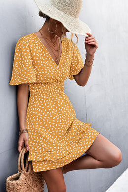 Smocked Waist Layered Dress | Forever 40
