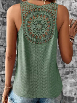 The Elise Luxe Lace Tank | Forever 40
