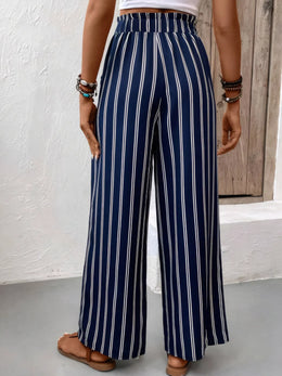 Striped Wide-Leg Pants | Forever 40
