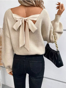 The Lola Luxe Bow-Detail Sweater | Forever 40