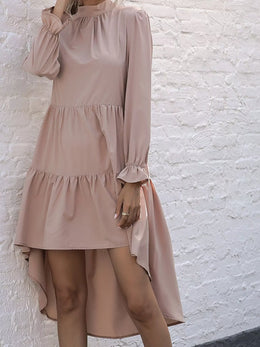 High-Low Flounce Sleeve Dress | Forever 40