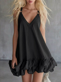 Bubble Hem Mini Dress Plus | Forever 40
