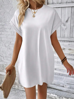 Short-Sleeve Mini Tee Dress | Forever 40