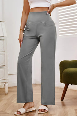 High Waist Wide Leg Pants with Pockets | Forever 40