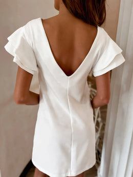 Ruffled Layered Mini Dress | Forever 40