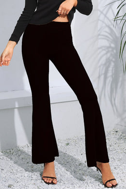 High-Waist Long Flare Pants | Forever 40