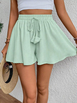 Flowy Drawstring Waist Shorts | Forever 40