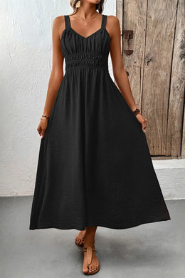 Ruched Wide Strap Cami Dress | Forever 40