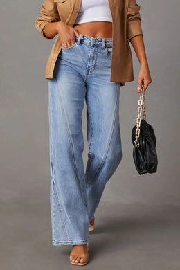 High-Waist Straight Jeans | Forever 40