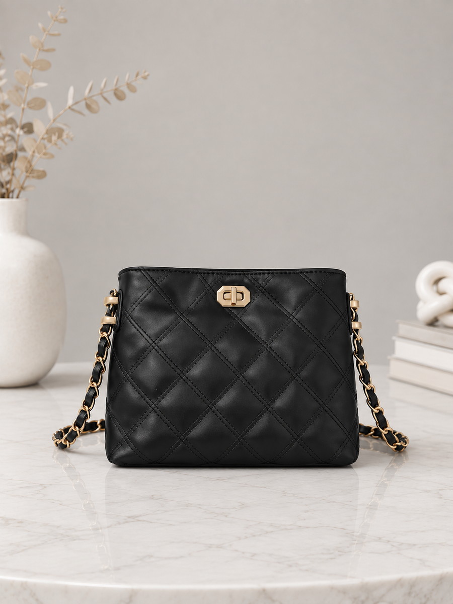 Quilted Bucket Bag Strap