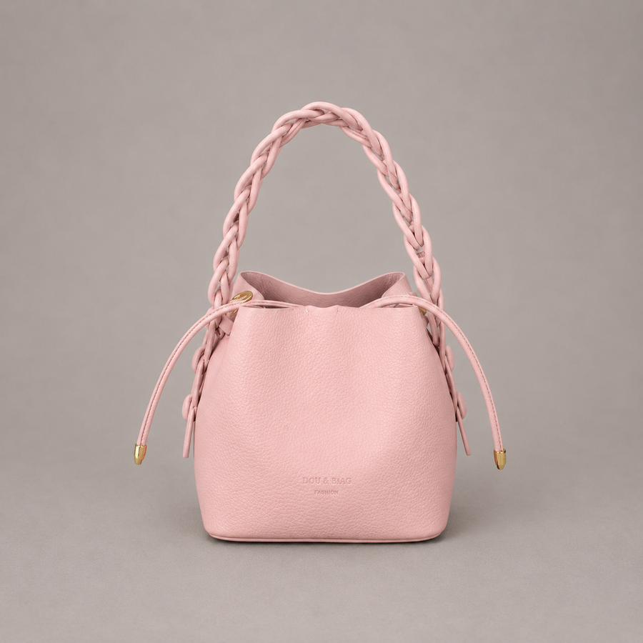 PU Leather Bucket Crossbody Bag