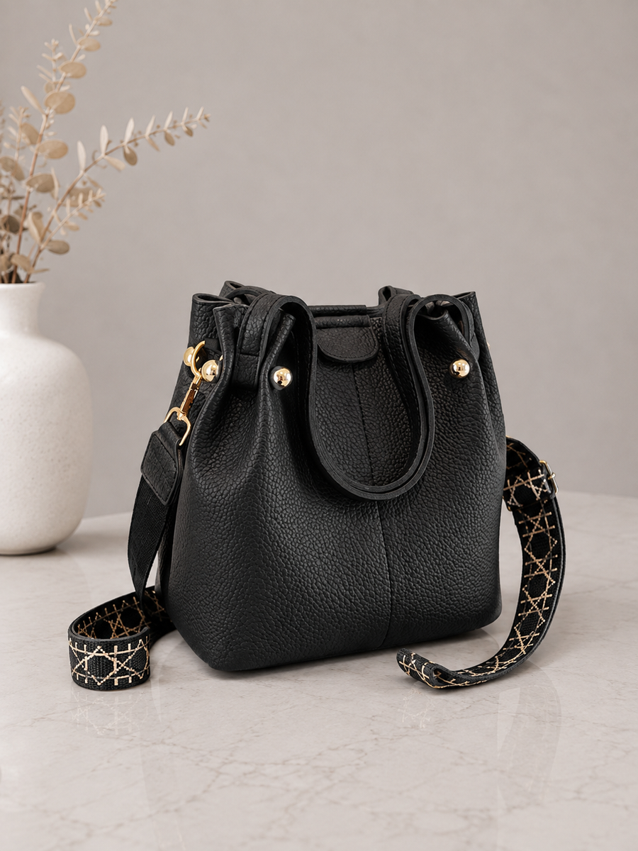Crossbody Bag Patterned Strap