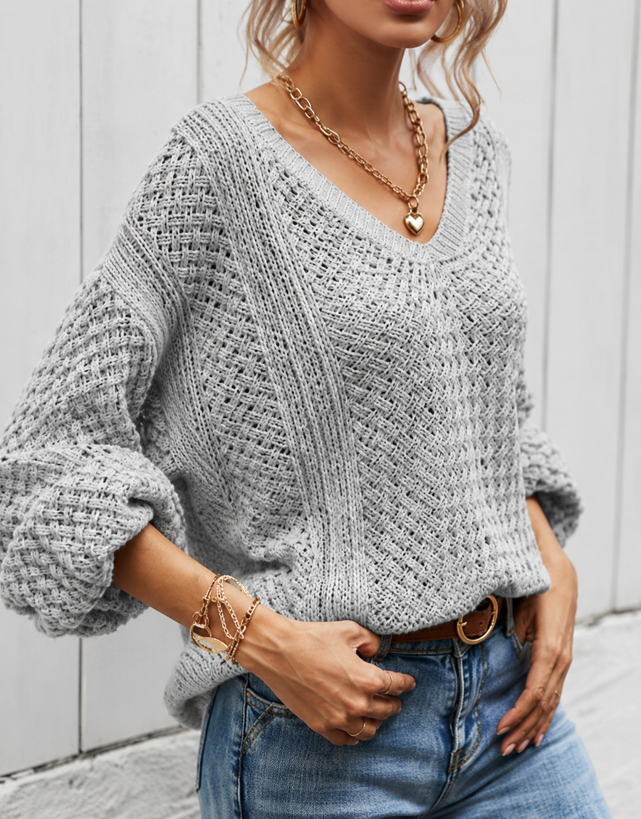 The Ella V-Neck Sweater