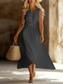 Sleeveless Flowy Midi Dress | Forever 40