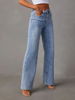High-Waist Straight Jeans | Forever 40