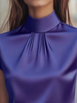 The Riley Weekend Satin Blouse | Forever 40