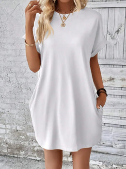 Short-Sleeve Mini Tee Dress | Forever 40