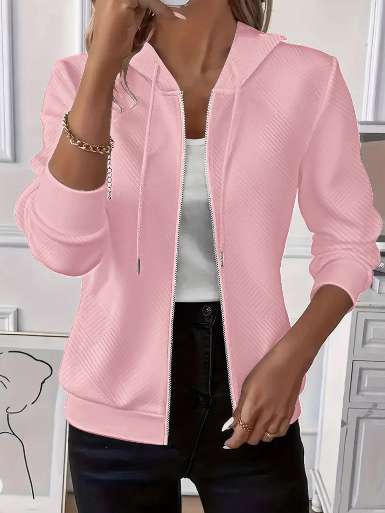 The Nora Luxe Polished Hoodie | Forever 40