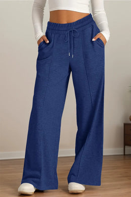 Drawstring Elastic Waist Pants | Forever 40