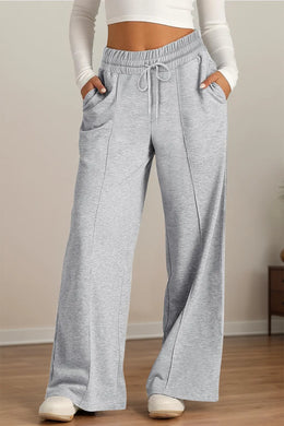 Drawstring Elastic Waist Pants | Forever 40