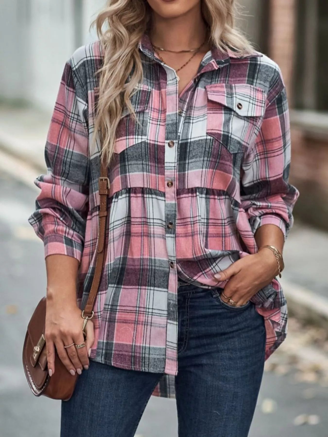 The Daphne Button-Front Shirt | Forever 40