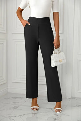 High-Waist Straight Leg Pants | Forever 40