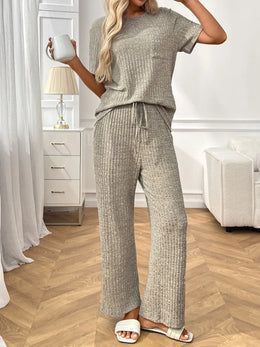Ribbed Knit Pants Set | Forever 40