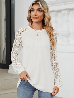 The Isla Luxe Lace Top | Forever 40