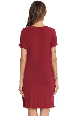 Short-Sleeve Lounge Dress | Forever 40