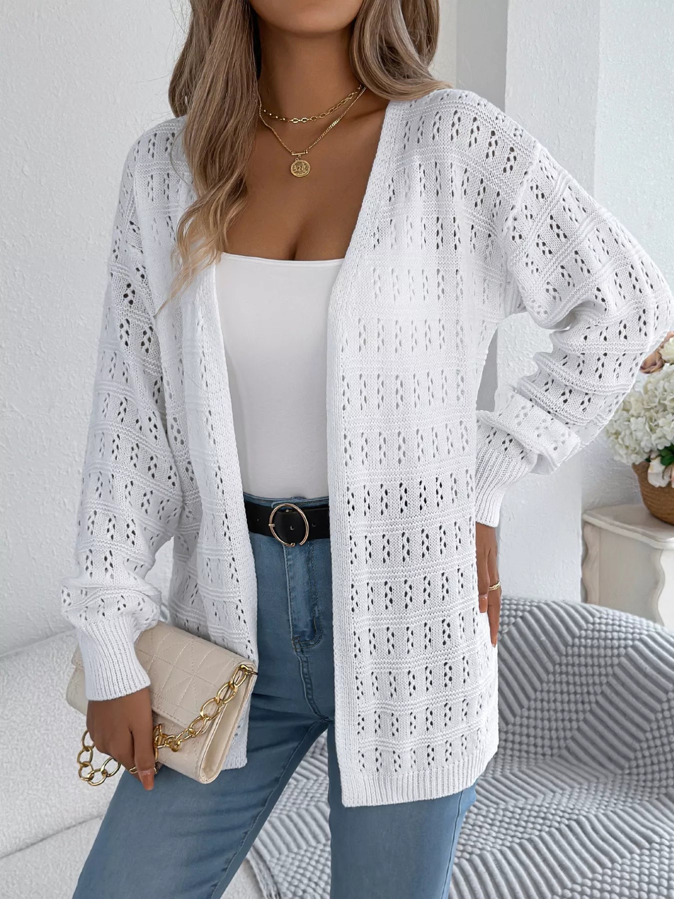 The Ava Crochet Cardigan | Forever 40