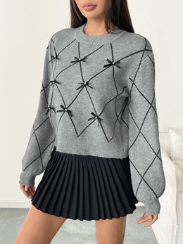 The Sophie Bow-Detail Sweater | Forever 40