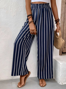 Striped Wide-Leg Pants | Forever 40