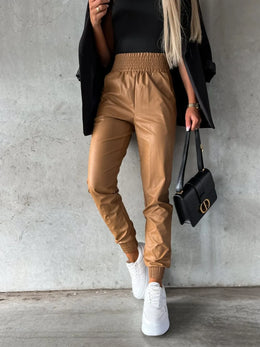 Smocked High-Waist Pants | Forever 40