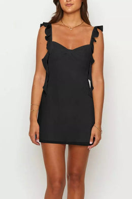 Ruffle Strap Sweetheart Dress | Forever 40
