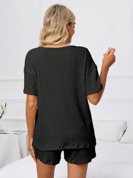 Notched Shorts Lounge Set | Forever 40