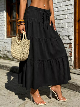 Tiered Maxi Skirt Waist | Forever 40