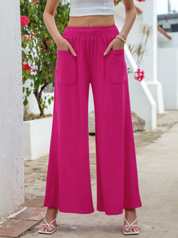 Pocketed Elastic Waist Pants | Forever 40