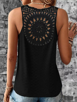 The Elise Luxe Lace Tank | Forever 40