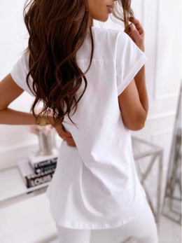 The Sienna V-Neck Tee | Forever 40