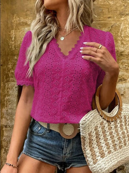 The Maeve V-Neck Blouse | Forever 40