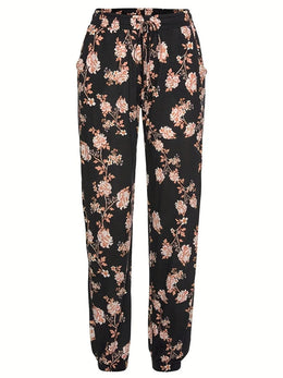 Drawstring Flower Pants | Forever 40