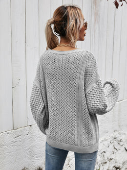 The Ella V-Neck Sweater | Forever 40