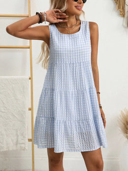 Plaid Sleeveless Mini Dress | Forever 40