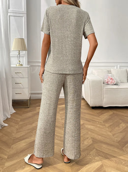 Ribbed Knit Pants Set | Forever 40