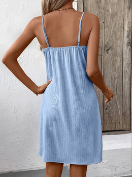 Textured Mini Cami Dress | Forever 40