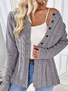 The Madison Cable-Knit Cardigan | Forever 40